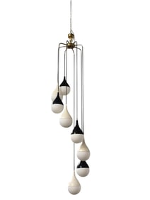 Stilnovo Style 8 Drop Chandelier
