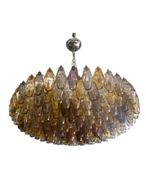 Polyhedron Giudecca Chandelier Warm Colors