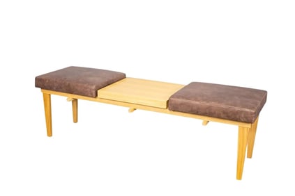 Italian Oak Wood Bench #2