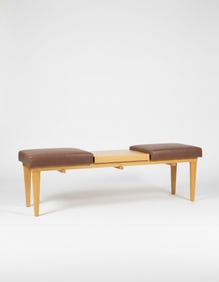 Italian Oak Wood Bench #2