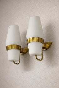 Stilnovo Sconces, Italy, c.1950