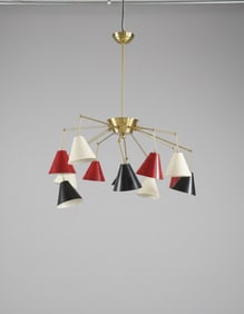 Limited edition custom chandelier made in Italy.