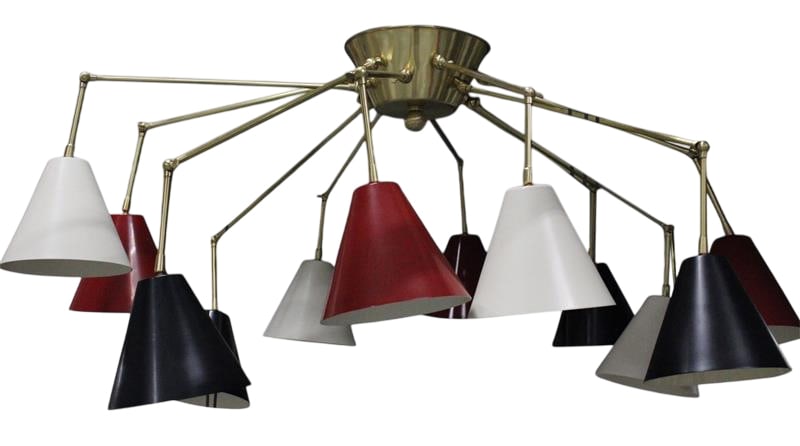 Limited edition custom chandelier made in Italy. (1 of 2)