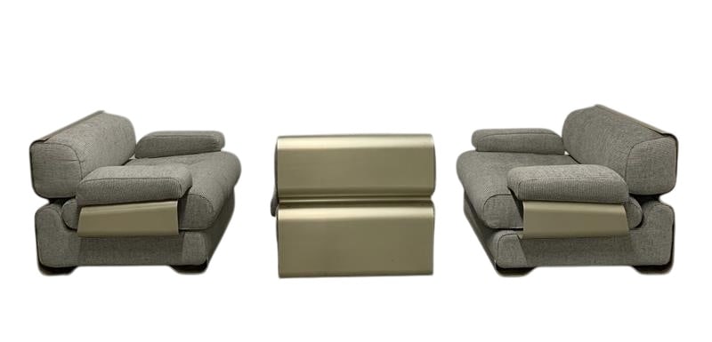 Set of three space age armchairs/sofa, Italy, c.1960 (1 of 4)