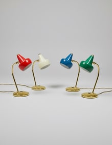 Set of four Vintage Table Lamps, c.1950