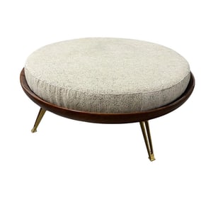 Italian Round Pouf