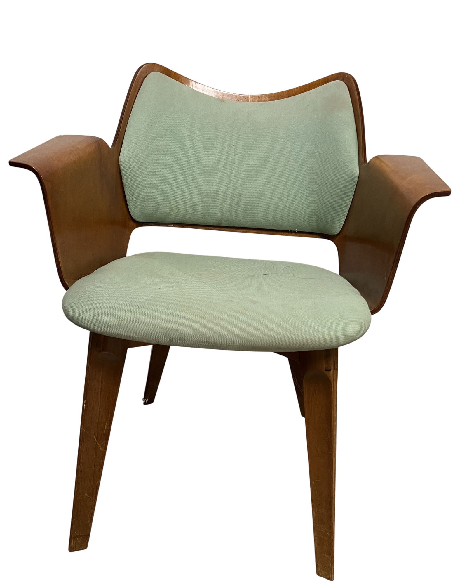 Chairs in curved wood, attr. Vittorio Nobili, Italy, c.1950 - 6