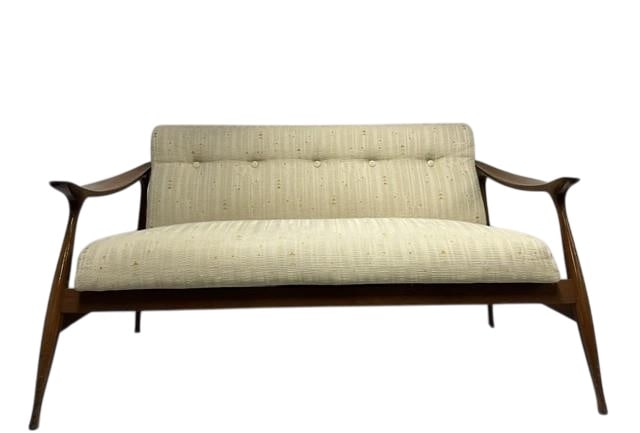 Ico Parisi Sofa for Fratelli Reguitti, Italy, c.1950: Fratelli Reguitti Sofa Attributed to Ico Parisi Chairs are sold separately- lot number 8562
