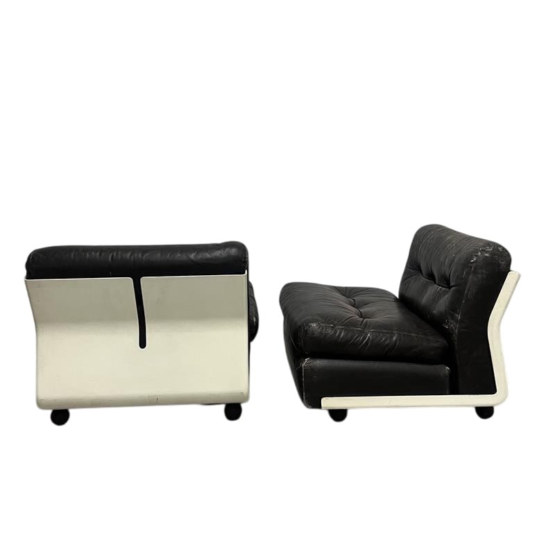 Pair of Amanta chairs for Mario Bellini, Italy, c.1960 (1 of 6)
