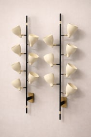 Pair of Mid-Century style sconces, produced in Italy