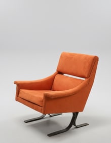 Important armchair produced by Busnelli, Meda, Italy, c.1950