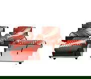 Mario Bellini 4 Chairs: Vintage Amanta System chairs by Mario Bellini white shell Can be 4 single chairs or modular B&B Needs reupholstered