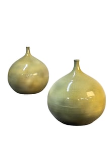 Pair of Monumental Ceramic Vases