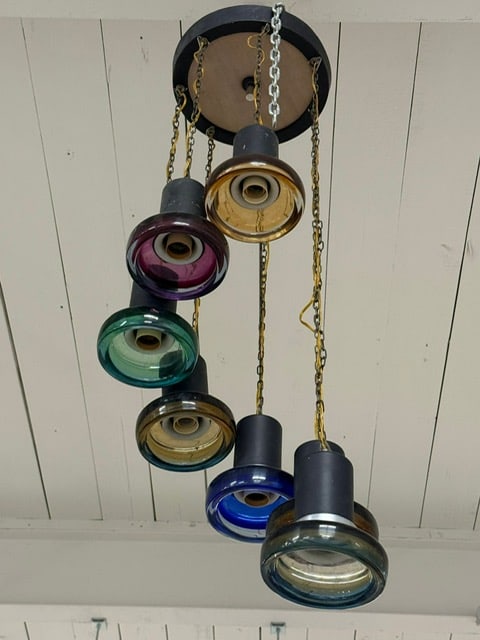 Murano Glass Suspended Chandelier by Francesco Poli for Seguso - 3