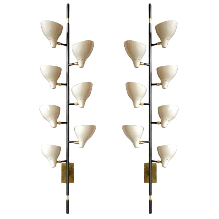 Pair of Mid-Century style sconces, produced in Italy (1 of 4)