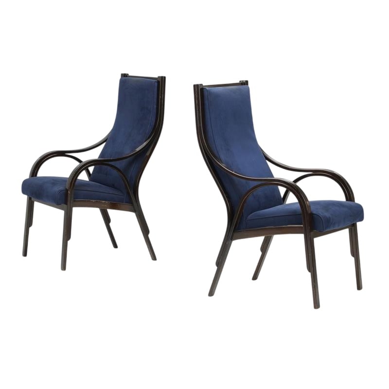 Pair of Gregotti, Meneghettu and Stoppino chairs, mod.Cavour, prod.Azucena, 1960 (1 of 4)
