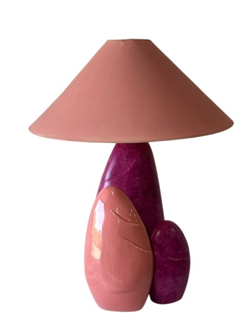 Pebble Ceramic Table Lamp by François Chatain (1 of 6)