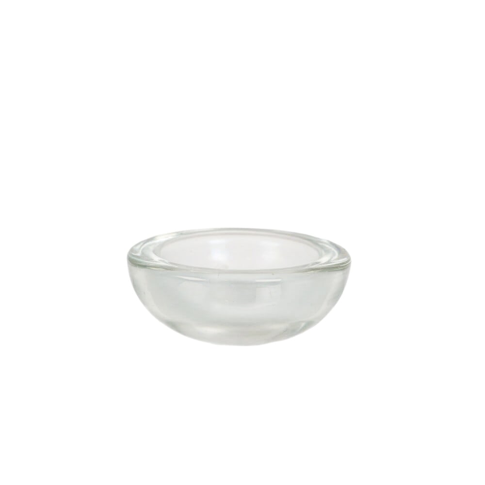 Glass Bowl by Carlo Scarpa: CARLO SCARPA Produced by Venini & C., Italy, ca. 1934. Heavy iridescent glass bowl, hemispherical body with flat circular mouth. Bibliografia: Catalogo Blu di Venini, numero 2692, p. 46.