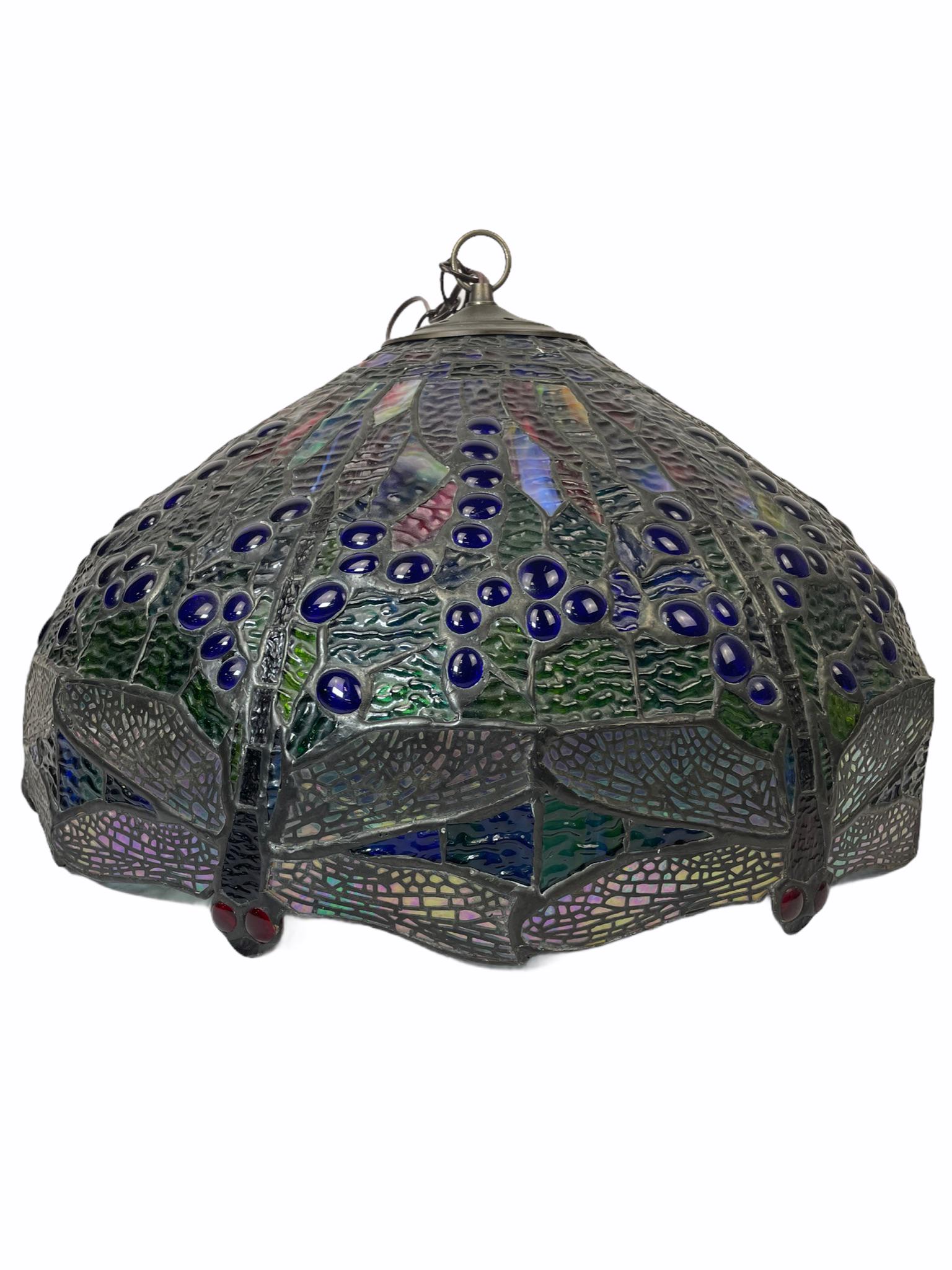 Tiffany style hanging lamp (1 of 5)