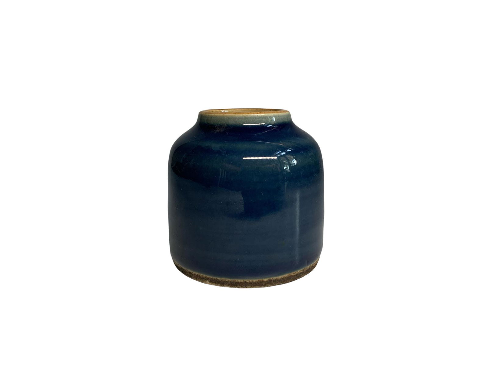 A fine chinese blue glazed brush washer (1 of 3)