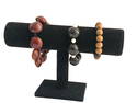 A group of "nut" beads, horn, bone, and wooden beads bracelet