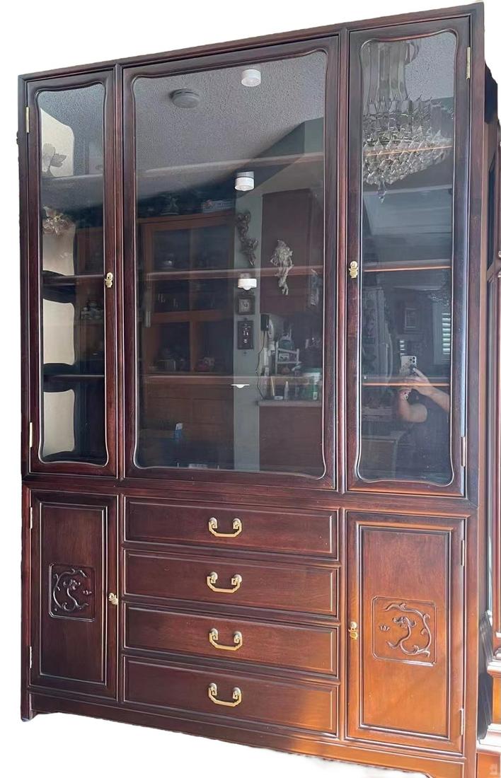 A large chinese rosewood showcase (1 of 11)