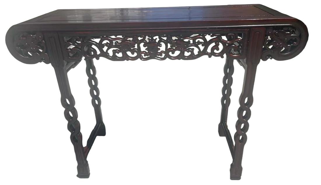 A fine chinese rosewood alter table (1 of 9)