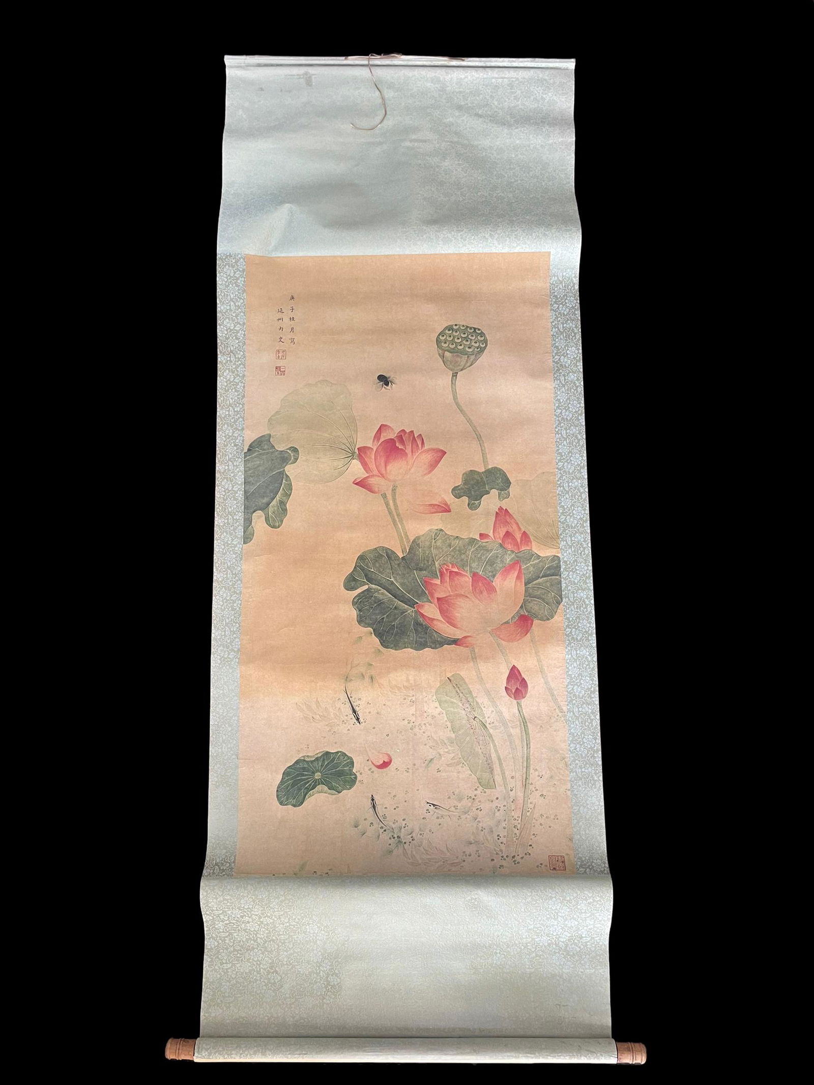 A fine chinese watercolor scroll (1 of 7)
