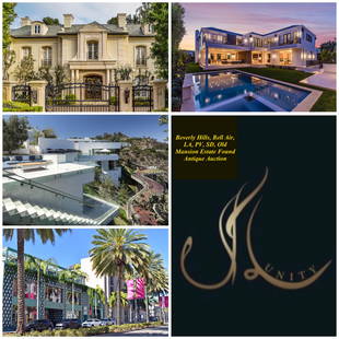 Estate FoundTreasure Seasonal Auction: J&L Unity Auction House has a professional team in LA, collecting from large estates and funded by hundreds of private collectors, movie stars and well known business owners. Most antiques survived