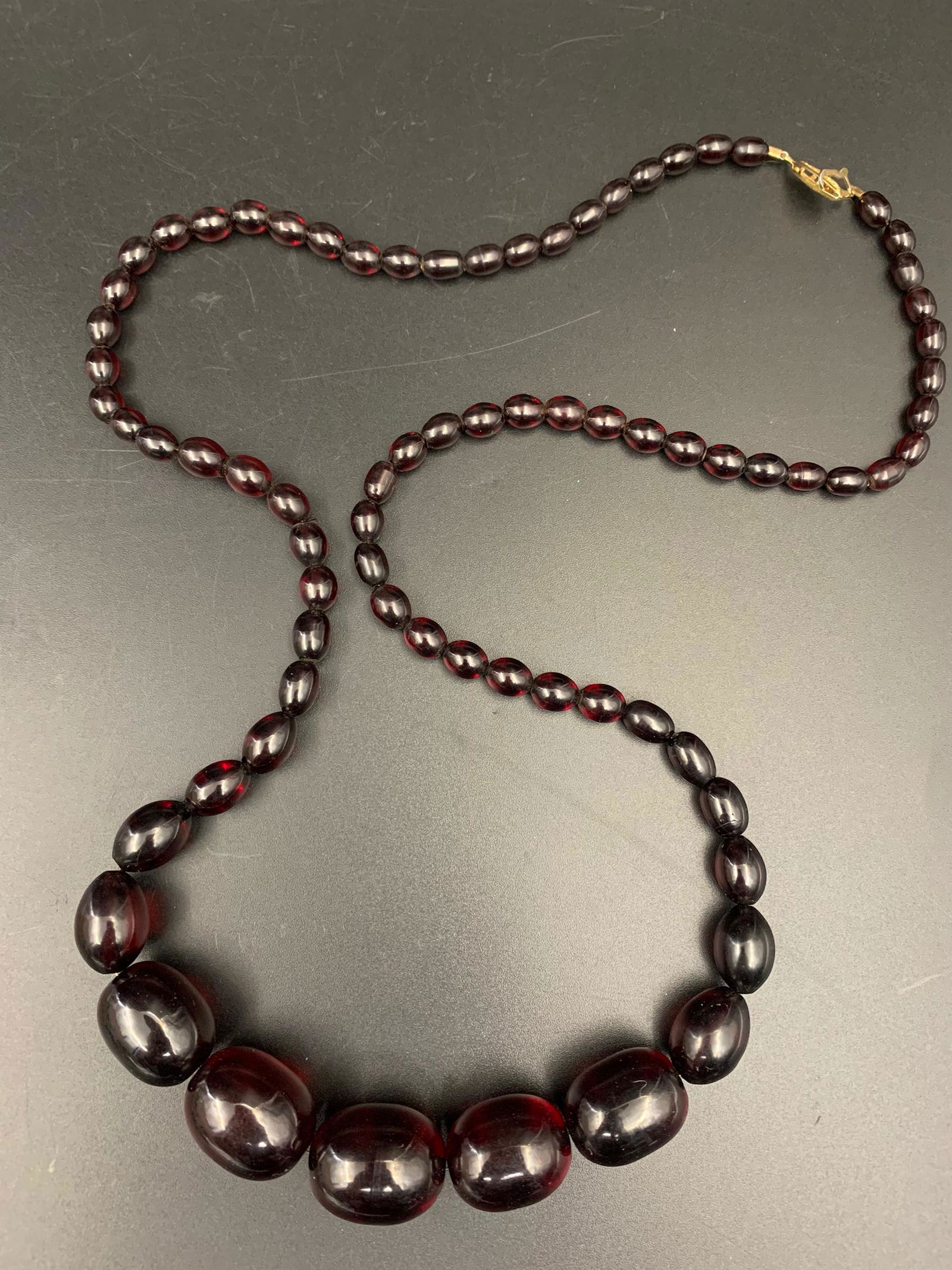 Fine cherry baltic amber beads necklace (1 of 5)