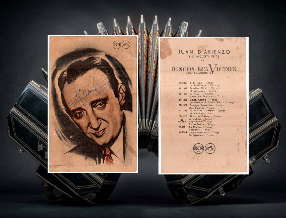 D'Arienzo tango orchestra director NO RESERVE (1 of 3)