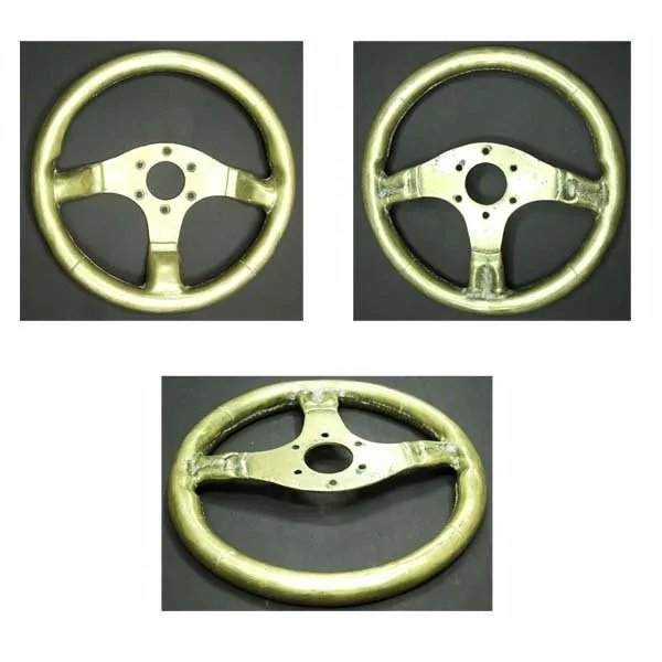 Vintage RARE brass real size car steering wheel door knob (0145) on