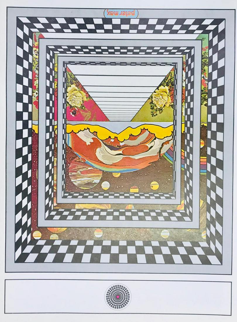 Peter Max Vintage lithograph: Peter Max. Original vintage lithograph on paper. Circa 1970-1980. 12x16 inches