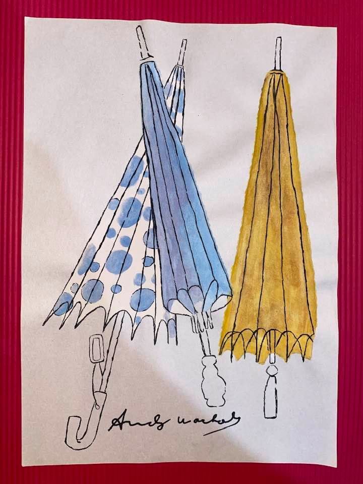 Andy Warhol Drawing On Paper (In the Style Of): In the style of Andy Warhol Drawing on paper 11 1/2 x 8 in. (Pittsburgh; August 6, 1928 - New York; February 22, 1987), commonly known as Andy Warhol, was an American plastic artist and filmmaker who 