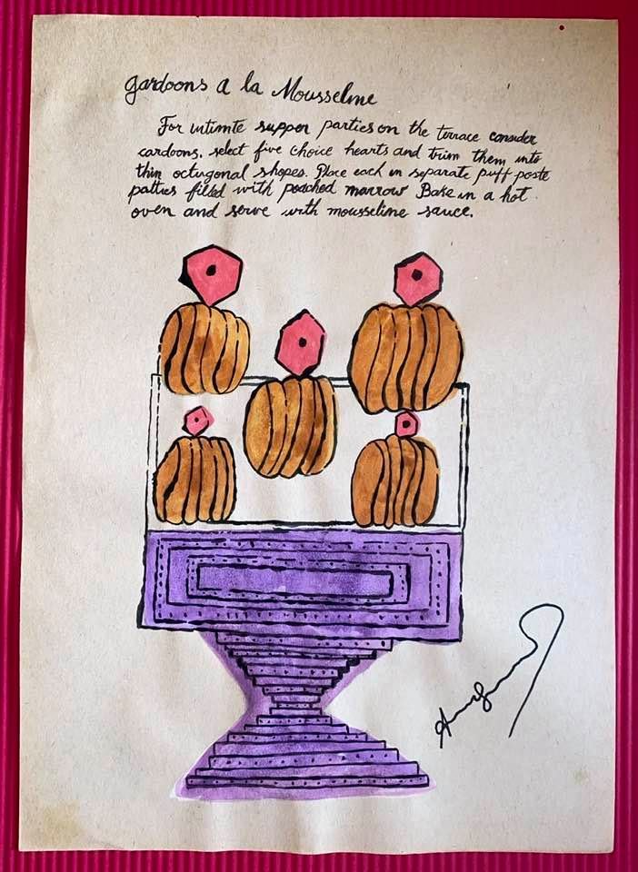 Andy Warhol Drawing On Paper (In the Style Of): In the style of Andy Warhol Drawing on paper 11 1/2 x 8 1/4 in. (Pittsburgh; August 6, 1928 - New York; February 22, 1987), commonly known as Andy Warhol, was an American plastic artist and filmmaker 