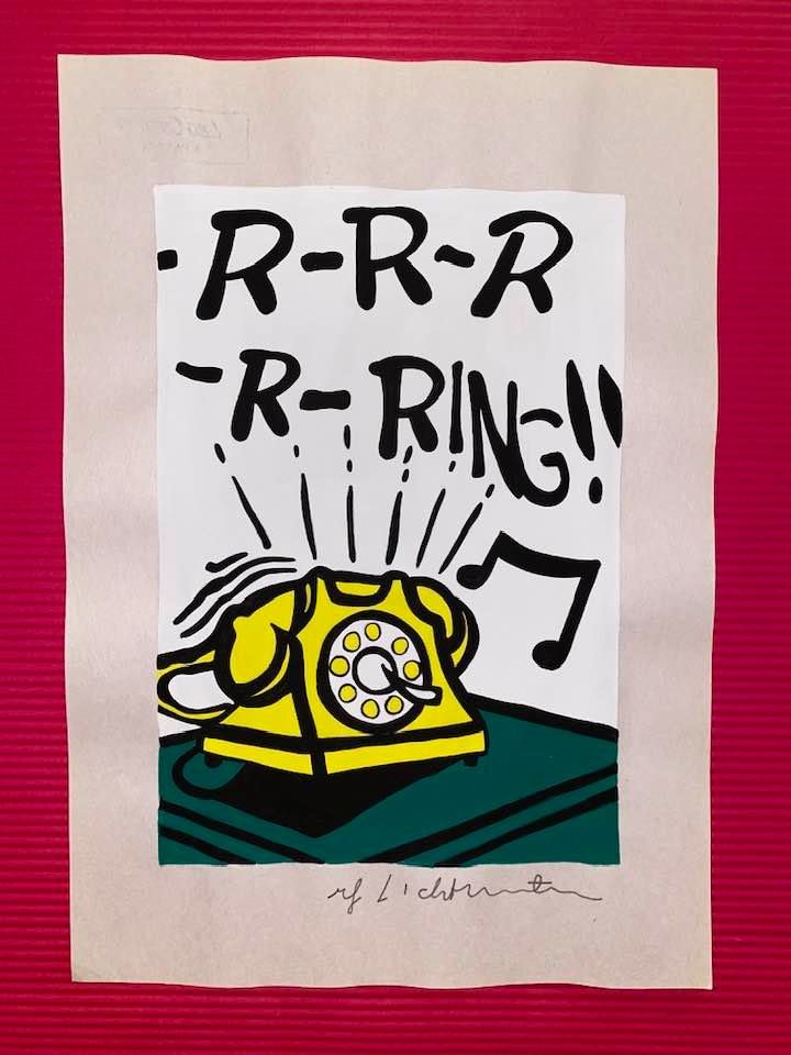 The Style of Roy Lichtenstein Drawing: The Style of Roy Lichtenstein drawing on Paper.Size 11 1/2 x 8 1/4. Roy Fox Lichtenstein (October 27, 1923 - September 29, 1997) was an American pop artist. During the 1960s, along with Andy Warhol, J