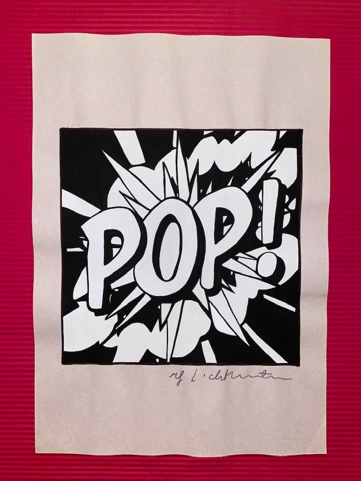 The Style of Roy Lichtenstein Drawing: The Style of Roy Lichtenstein drawing on Paper.Size 11 1/2 x 8 1/4. Roy Fox Lichtenstein (October 27, 1923 - September 29, 1997) was an American pop artist. During the 1960s, along with Andy Warhol, J