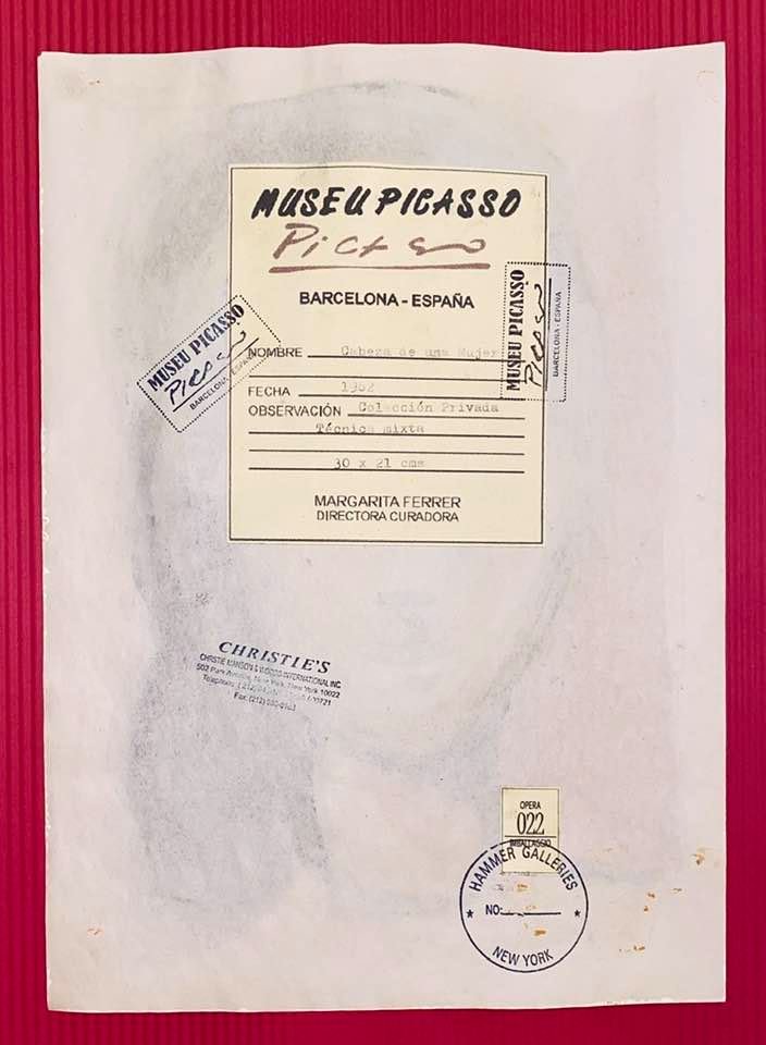 Pablo Picasso Drawing On Paper (In the Style of) (1 of 2)