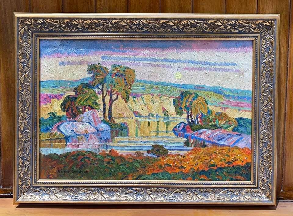 Birger Sandzen  (1871-1954) - Oil (In the Style of) (1 of 3)