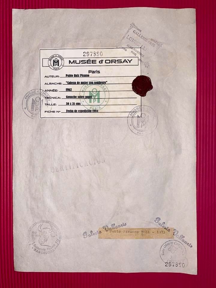 Pablo Picasso Drawing On Paper (In the Style of): In the style of Pablo Picasso Drawing on paper 12 x 8 1/4 in. Pablo Picasso, France; April 8, 1973), known as Pablo Picasso, was a Spanish painter and sculptor, creator, along with Georges Braque and