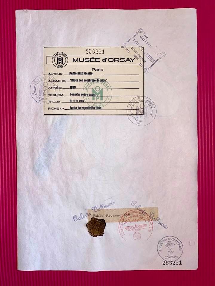 Pablo Picasso Drawing On Paper (In the Style of): In the style of Pablo Picasso Drawing on paper 12 x 8 1/2 in. Pablo Picasso, France; April 8, 1973), known as Pablo Picasso, was a Spanish painter and sculptor, creator, along with Georges Braque and