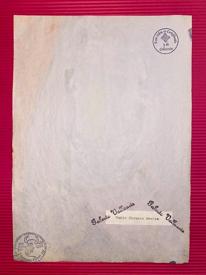 Pablo Picasso Drawing On Paper (In the Style of) (1 of 2)