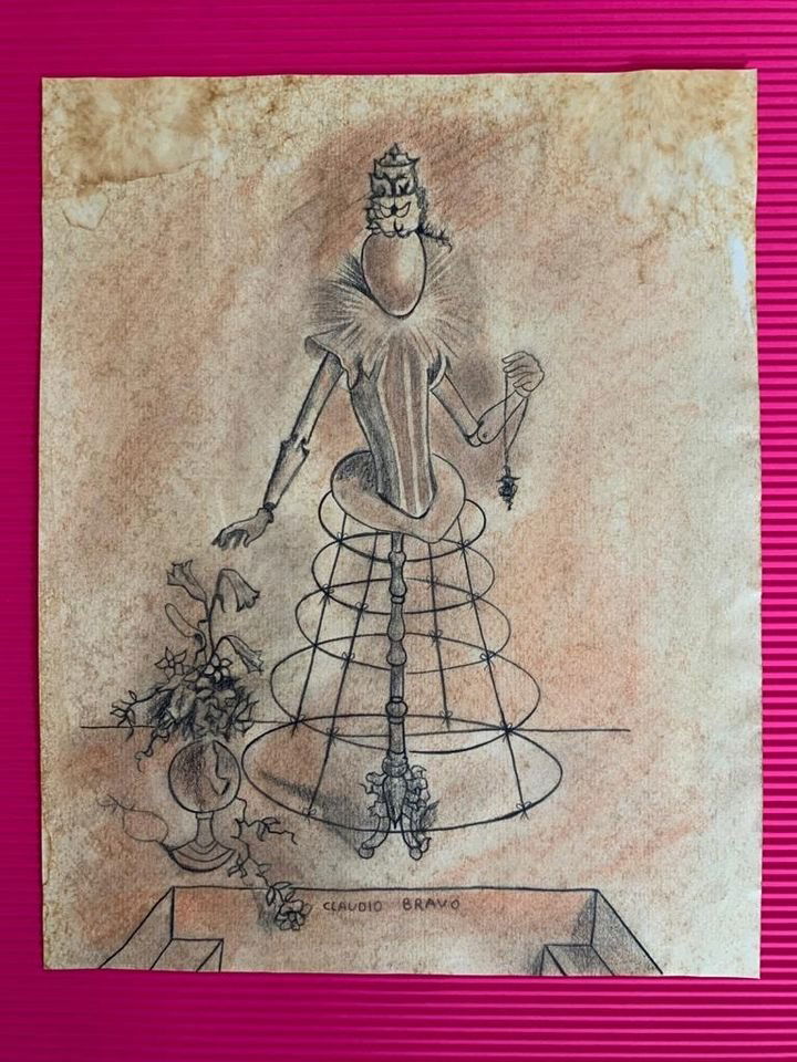 Claudio BRAVO (1936-2011) drawing (In the Style of) (1 of 2)