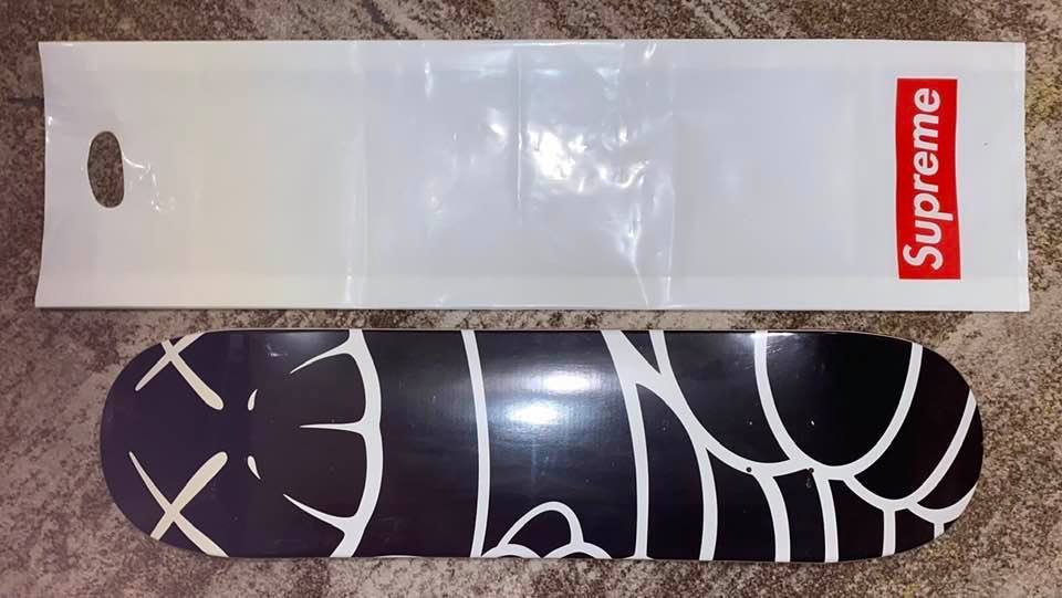 Kaws X Supreme Limited Edition Skateboard (1 of 3)