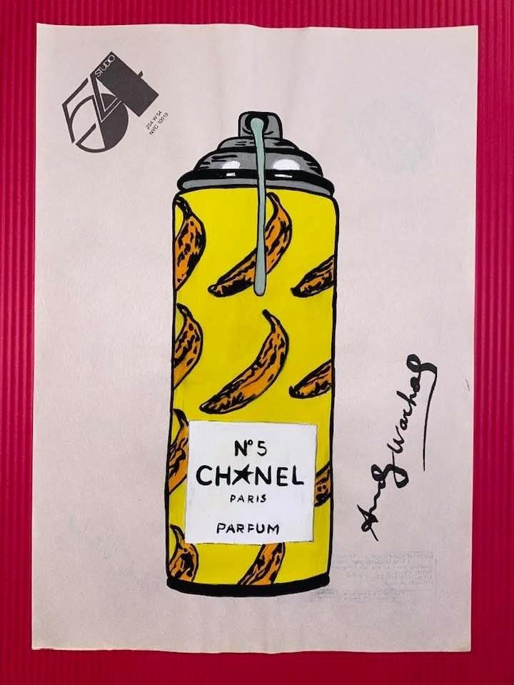 Andy Warhol Drawing On Paper (In the Style Of): In the style of Andy Warhol Drawing on paper 11 1/2 x 8 1/2 in. (Pittsburgh; August 6, 1928 - New York; February 22, 1987), commonly known as Andy Warhol, was an American plastic artist and filmmaker 
