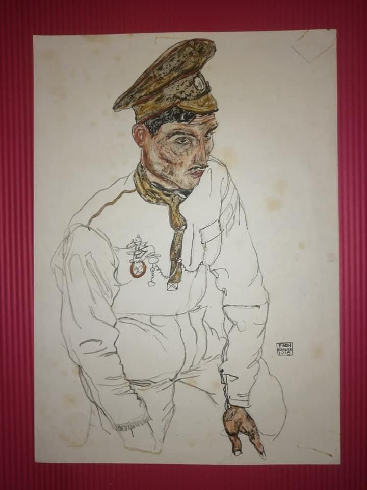 Egon Schiele (1890 -1918) (In the Style Of) (1 of 2)
