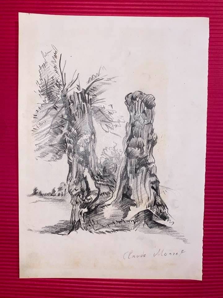 Claude Monet - Drawing 1840-1926 (In the Style of) (1 of 2)