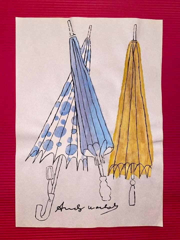 Andy Warhol Drawing On Paper (In the Style Of): In the style of Andy Warhol Drawing on paper 11 1/2 x 8 1/4 in. (Pittsburgh; August 6, 1928 - New York; February 22, 1987), commonly known as Andy Warhol, was an American plastic artist and filmmaker 