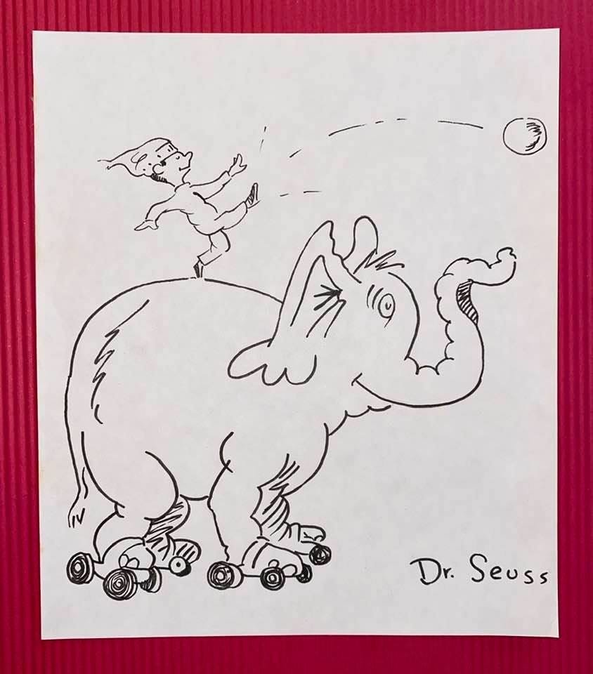 Dr. Seuss Mixed Media (In the Style of) (1 of 2)