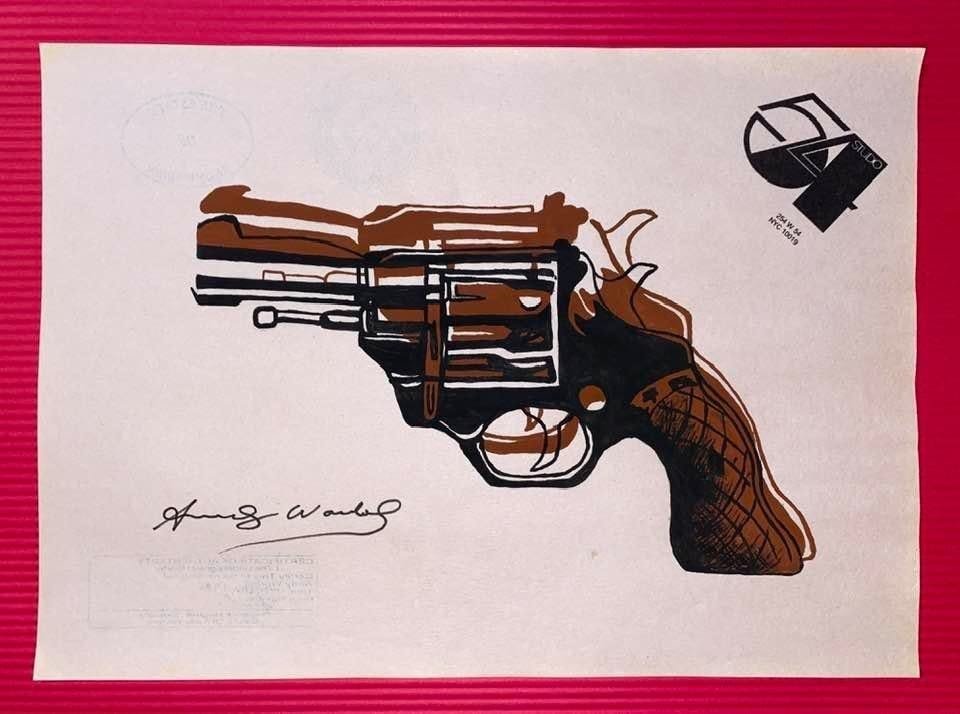 Andy Warhol Drawing On Paper (In the Style Of): In the style of Andy Warhol Drawing on paper 11 1/2 x 8 1/2 in. (Pittsburgh; August 6, 1928 - New York; February 22, 1987), commonly known as Andy Warhol, was an American plastic artist and filmmaker 